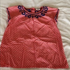 •Mini Boden• Cotton Embroidered Blouse